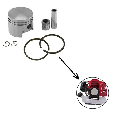 Piston & Ring Set for 2 Stroke 52 cc Brush Cutter